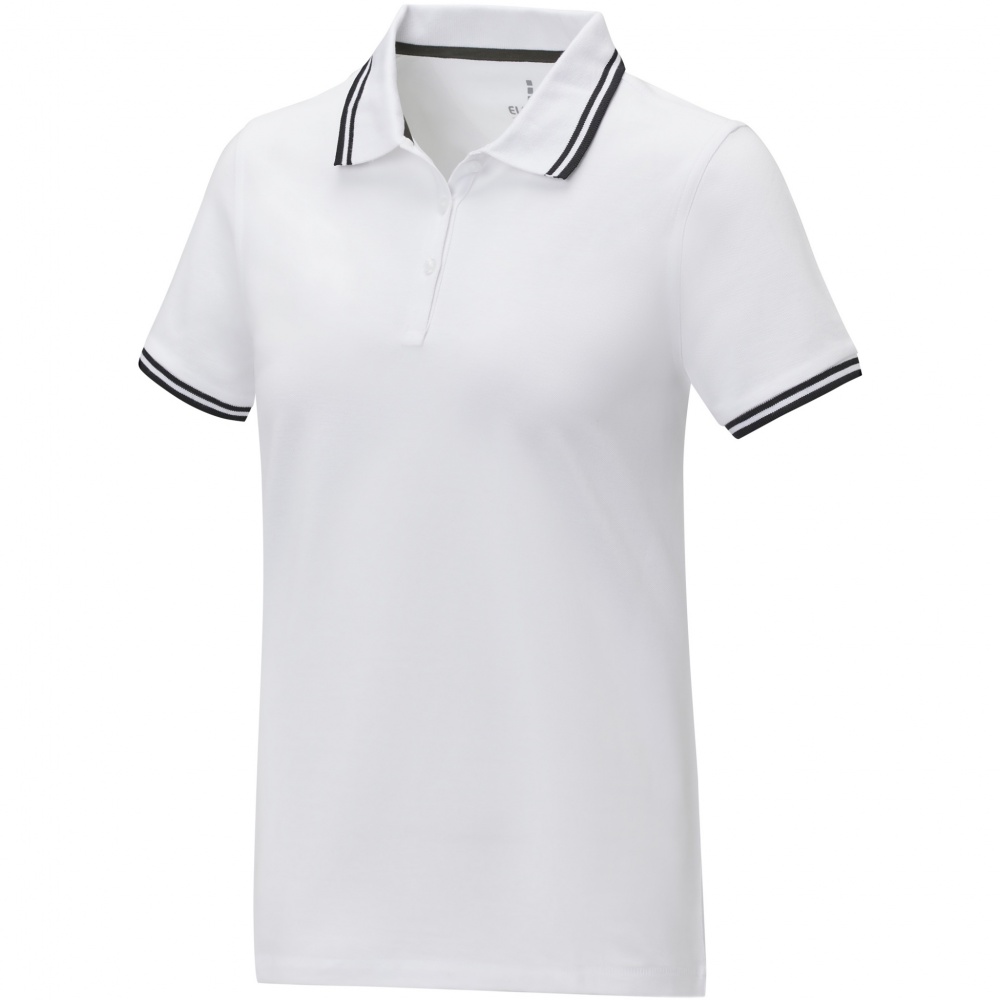 Logotrade promotional giveaway image of: Amarago short sleeve women's tipping polo